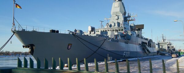 Корабли Военно-морских сил Германии в Рижском порту Корабли Военно-морских сил Германии в Рижском порту - Sputnik Латвия