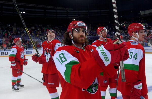 Матч звезд КХЛ выиграла команда главного тренера сборной Латвии - Sputnik Латвия