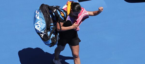 Анастасия Севастова проиграла в четвертом круге Открытого чемпионата Австралии японке Наоми Осаке. 31 января 2019 года - Sputnik Латвия