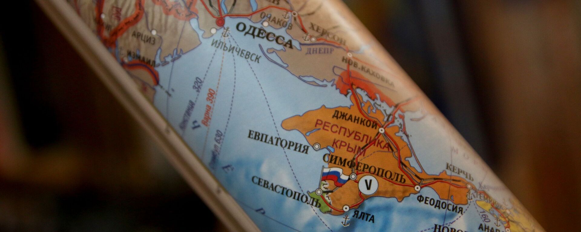 Крым на карте - Sputnik Латвия, 1920, 23.07.2021