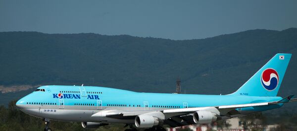 Самолет национальной авиакомпании Южной Кореи Korean Air, архивное фото Самолет национальной авиакомпании Южной Кореи Korean Air, архивное фото - Sputnik Latvija