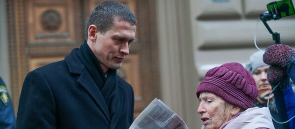 У здания Сейма прошел пикет Новой консервативной партии За правовую Латвию! - Sputnik Латвия