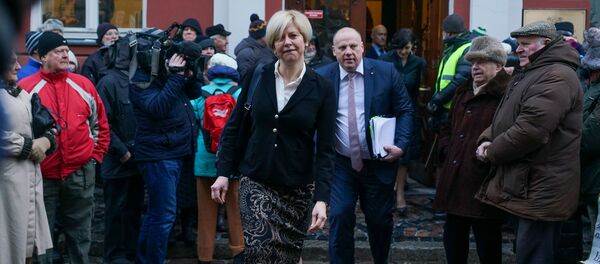 У здания Сейма прошел пикет Новой консервативной партии За правовую Латвию! - Sputnik Latvija