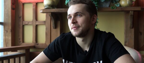 Интервью с вратарем клуба КХЛ Динамо (Рига) Тимуром Биляловым - Sputnik Латвия