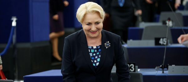 Премьер-министр Румынии Виорика Дэнчилэ Премьер-министр Румынии Виорика Дэнчилэ - Sputnik Latvija