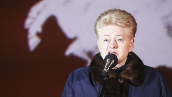 Президент Литвы Даля Грибаускайте, архивное фото - Sputnik Латвия