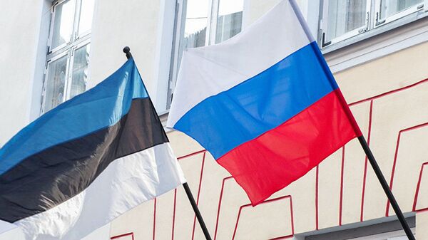 Флаги Эстонии и России - Sputnik Латвия