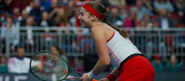 Второй день матча II Мировой группы розыгрыша Кубка Федерации между сборными Латвии и Словакии - Sputnik Латвия