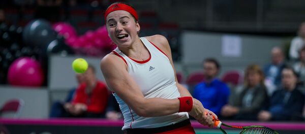 Второй день матча II Мировой группы розыгрыша Кубка Федерации между сборными Латвии и Словакии - Sputnik Латвия