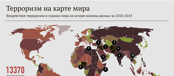 Терроризм на карте мира Терроризм на карте мира - Sputnik Латвия