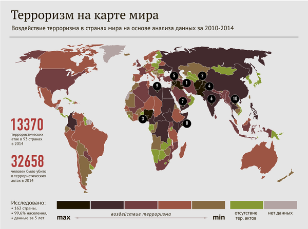 Терроризм на карте мира - Sputnik Латвия