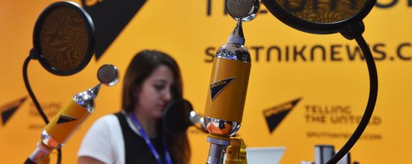 Студия радио Sputnik в Экспофоруме на Санкт-Петербургском международном экономическом форуме 2017 - Sputnik Latvija