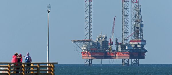 Плавучая самоподъемная буровая установка Плавучая самоподъемная буровая установка - Sputnik Latvija