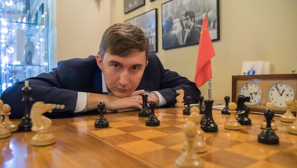 Международный гроссмейстер, чемпион мира по быстрым шахматам Сергей Карякин - Sputnik Латвия