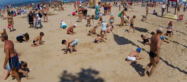 Пляж в Юрмале Пляж в Юрмале - Sputnik Latvija