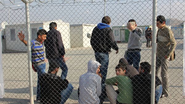 Лагерь сирийских беженцев - Sputnik Латвия