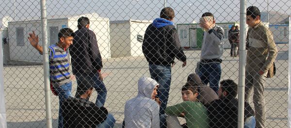 Лагерь сирийских беженцев - Sputnik Латвия