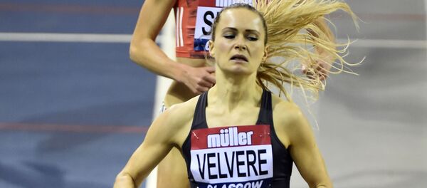Легкоатлетка Лига Велвере - Sputnik Латвия
