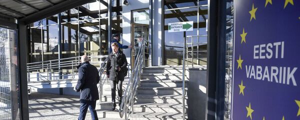 Граница РФ и Эстонии Граница РФ и Эстонии - Sputnik Latvija