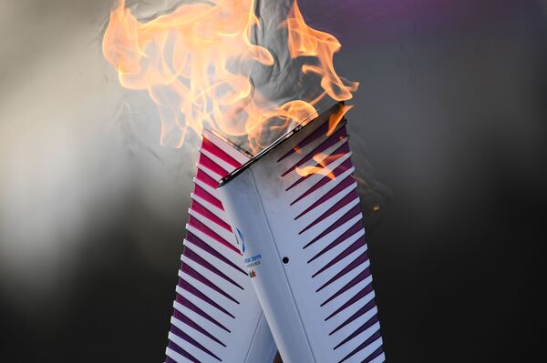 Первую победу на Универсиаде в Красноярске одержали латвийцы Первую победу на Универсиаде в Красноярске одержали латвийцы - Sputnik Латвия