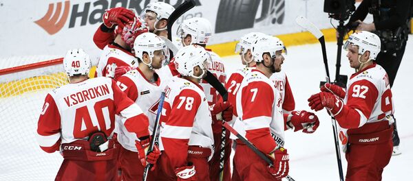 Хоккей. КХЛ. Матч СКА - Спартак - Sputnik Латвия