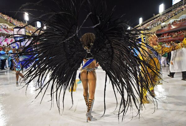 Принцесса карнавала на карнавале в Рио-де-Жанейро, Бразилия - Sputnik Латвия
