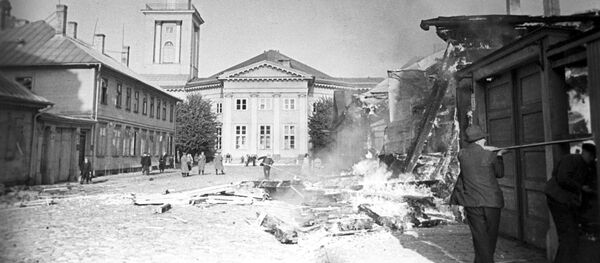 Рига, освобожденная от немецко-фашистских захватчиков, октябрь 1944 года - Sputnik Latvija