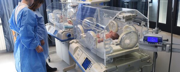 Детское отделение больницы Детское отделение больницы - Sputnik Latvija