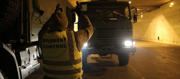 Автомобиль Scania латвийской армии Автомобиль Scania латвийской армии - Sputnik Latvija