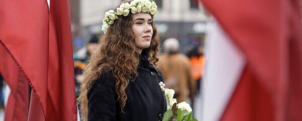 Шествие легионеров в Риге 16 марта 2019 - Sputnik Латвия