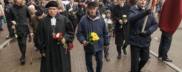 Шествие легионеров в Риге 16 марта 2019 - Sputnik Latvija