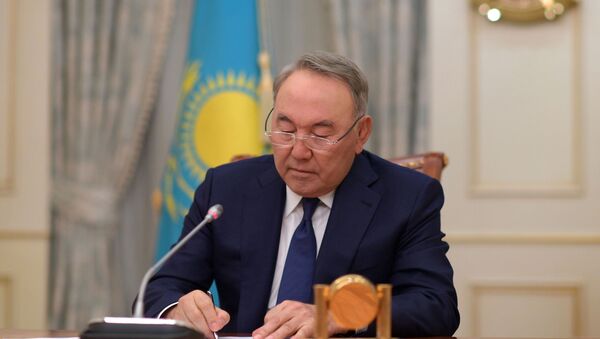 Нурсултан Назарбаев в ходе телеобращения сообщил о своей отставке - Sputnik Latvija