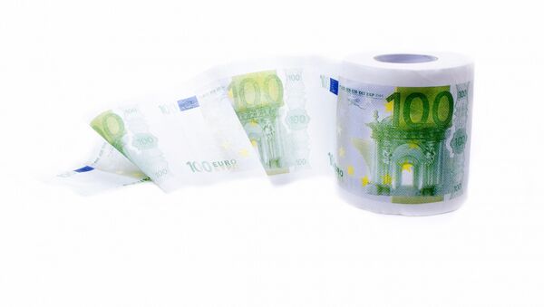 Tualetes papīrs ar naudaszīmju zīmējumu - Sputnik Latvija