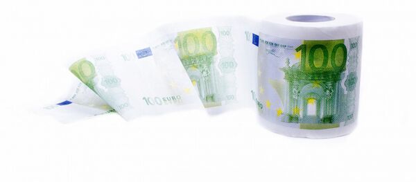 Tualetes papīrs ar naudaszīmju zīmējumu - Sputnik Latvija
