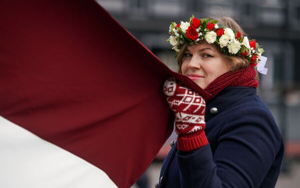 Шествие в День памяти жертв коммунистического террора - Sputnik Латвия
