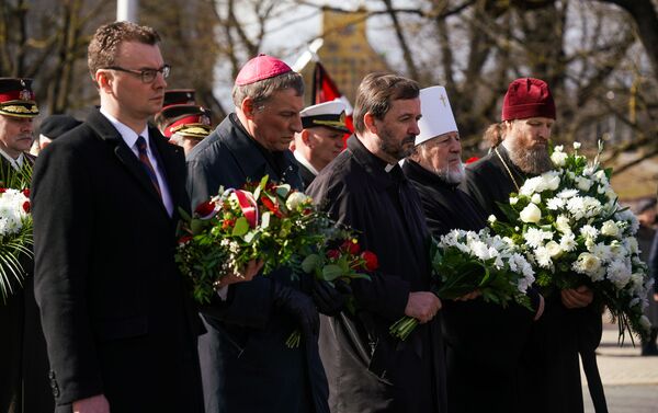 Шествие в День памяти жертв коммунистического террора - Sputnik Латвия