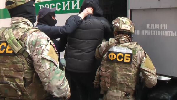 Опубликована видеозапись задержания боевиков в Крыму - Sputnik Латвия
