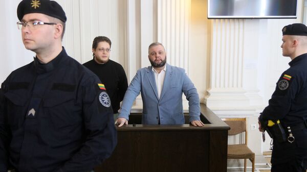 Юрий Мель во время судебного заседания в Вильнюсе. 27 марта 2019 - Sputnik Латвия