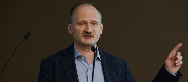 Евродепутат Мирослав Митрофанов на втором Вселатвийском родительском собрании - Sputnik Латвия