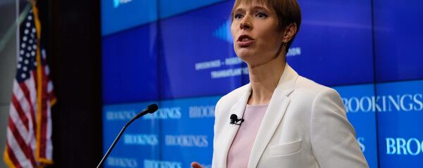 Президент Эстонии Керсти Кальюлайд Президент Эстонии Керсти Кальюлайд - Sputnik Latvija