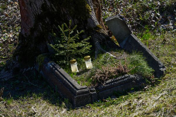 Мародерский закон и табу на скандалы: на кладбище в Риге топчут могилы революционеров - Sputnik Латвия