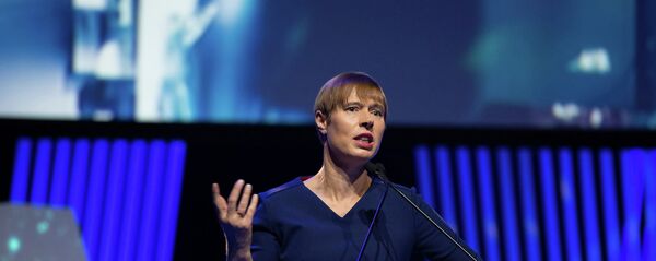 Президент Эстонии Керсти Кальюлайд - Sputnik Latvija