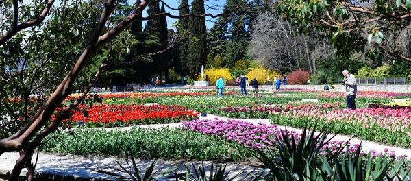 Никитский ботанический сад в Крыму - Sputnik Latvija