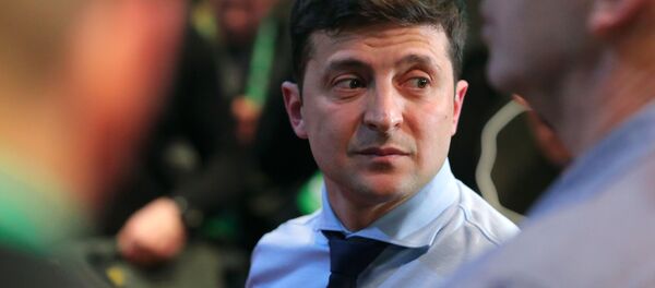 Кандидат в президенты Украины, актер Владимир Зеленский - Sputnik Латвия