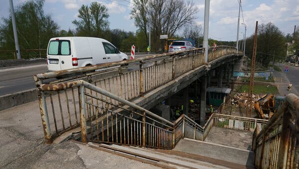 Ремонтные работы на Брасовском мосту в Риге - Sputnik Latvija