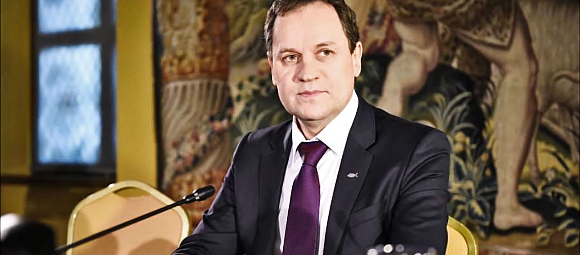 Лидер поляков Литвы Вальдемар Томашевский, архивное фото - Sputnik Латвия, 1920, 29.04.2019