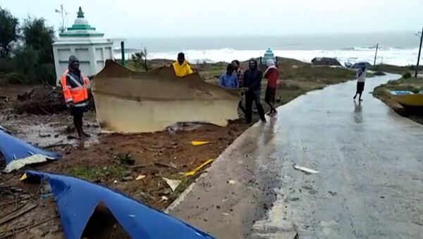 Мощный тайфун Фани обрушился на Индию - Sputnik Latvija