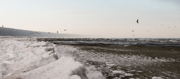 Зимний пляж в Юрмале - Sputnik Латвия