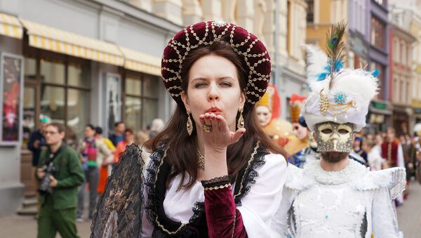 Традиционный карнавал Майский граф в Риге - Sputnik Latvija