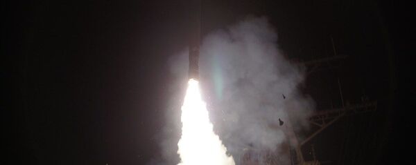 Пуск американской управляемой ракеты Tomahawk Пуск американской управляемой ракеты Tomahawk - Sputnik Latvija